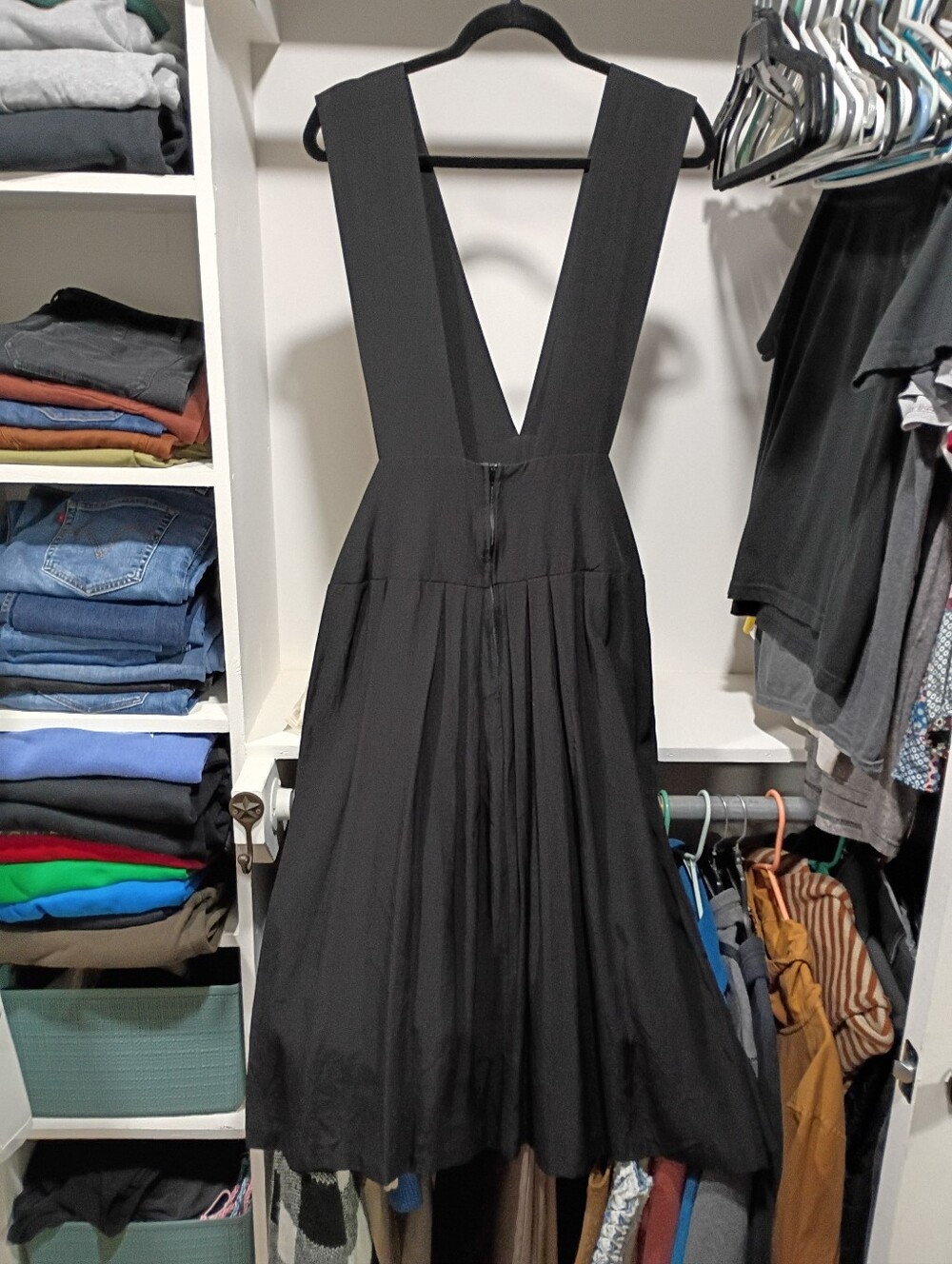 Vintage Dark Academia Suspender Skirt Dress - Picture 4 of 10